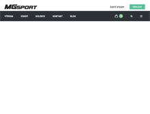 Tablet Screenshot of mgsport.cz